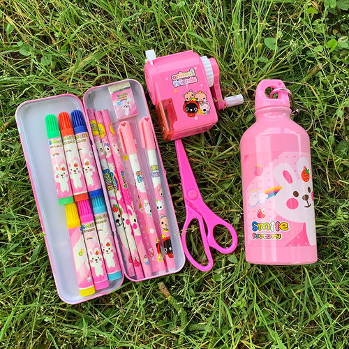 開學(xué)兒童幼兒園小學(xué)生學(xué)習(xí)用品水杯文具套裝禮盒生日禮物獎品批發(fā)